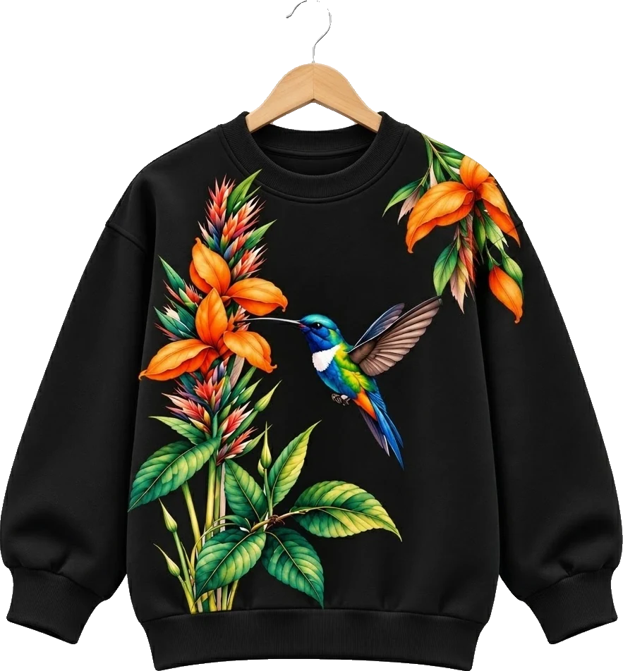 Tropik Sinek Kuşu Sweatshirt