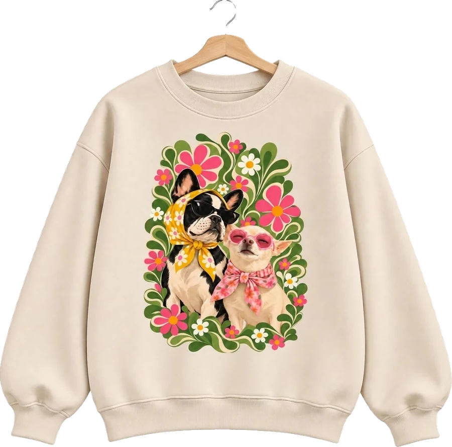 Moda Köpek Sweatshirt