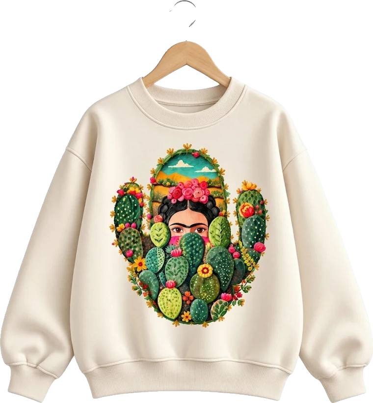 Kaktüs Bahçesi Sweatshirt